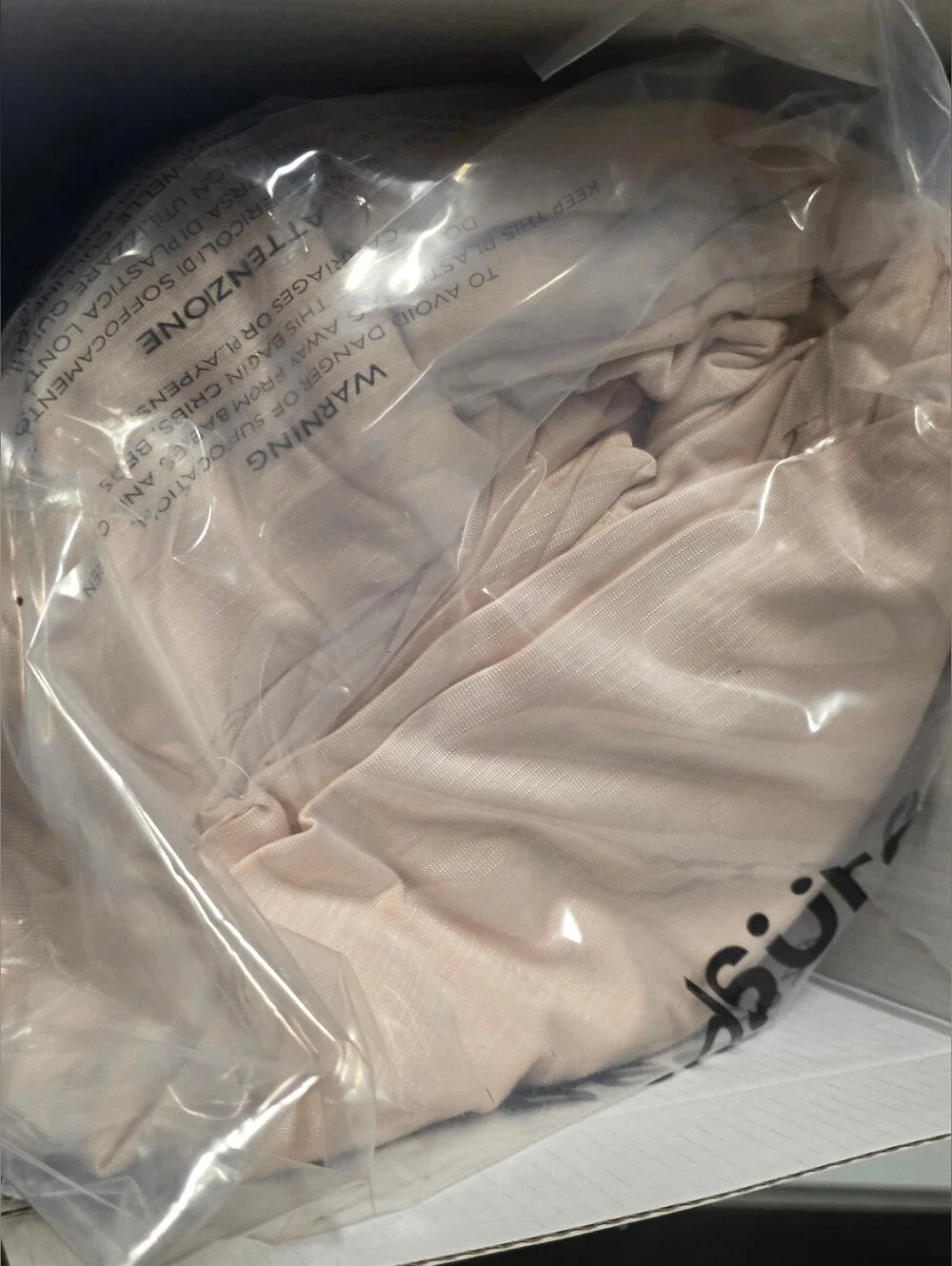 NIB Bedsure Cooling Blanket for Hot Sleepers Lightweight King 108x90 Tapioca